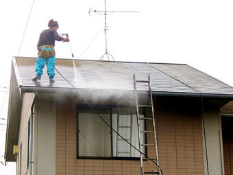 屋根洗浄